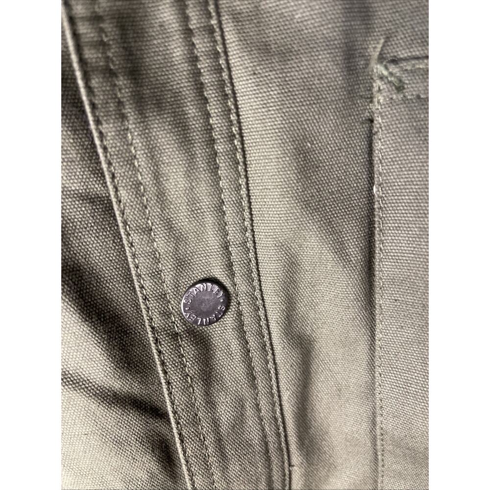Stanley Canvas Heavy Duty Work Jacket Blanket Interior Size Large - Picture 5 of 10